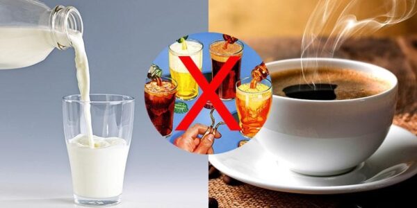 Tránh cà phê, trà, nước ngọt để làm sạch răng